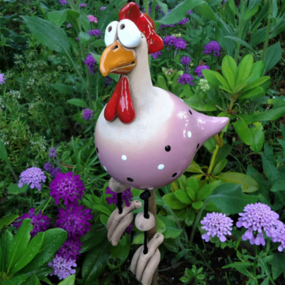 Keramisches Gartenhuhn – 1+1 GRATIS