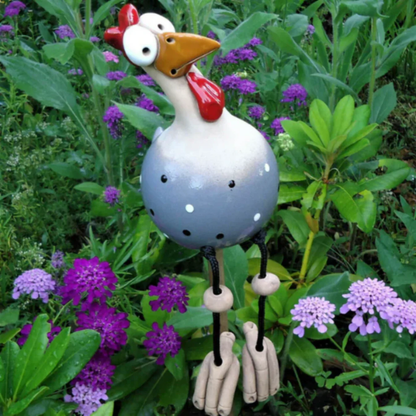 Keramisches Gartenhuhn – 1+1 GRATIS