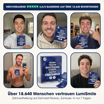 LumiSmile™ – Sofort weissere Zähne – 14 Streifen