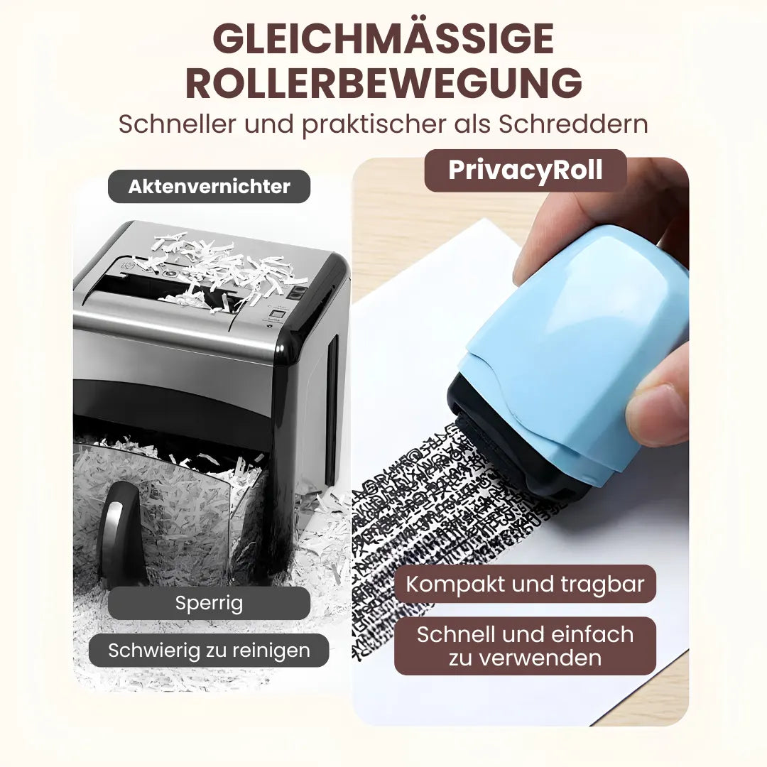 PrivacyRoll™ – Nachfüllbarer Datenschutz-Roller