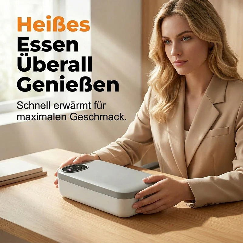 HeatBox™ – Tragbare elektrische Lunchbox mit Selbstheizfunktion