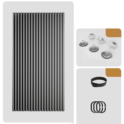Magnetischer Faltvorhang – ohne Bohren
